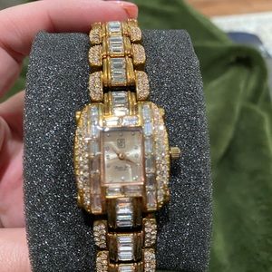 Victoria Wieck Crystal Bracelet Watch w/ 2 links